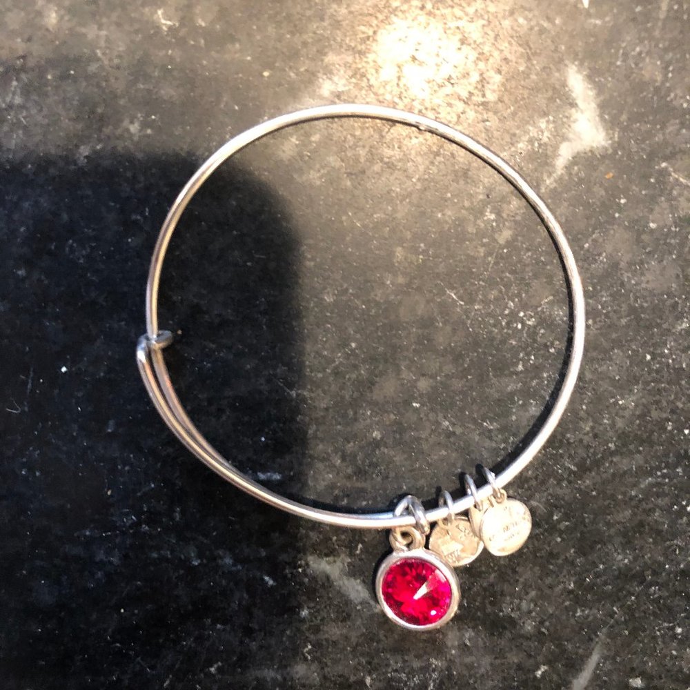 Alex and Ani Ruby (July) Birthstone Bangle